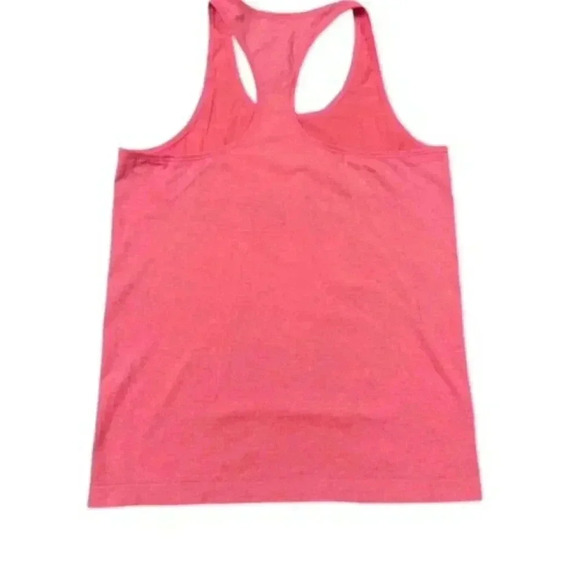 Under Armour HeatGear Seamless Racerback Tank Top PINK SMALL - Picture 2 of 5